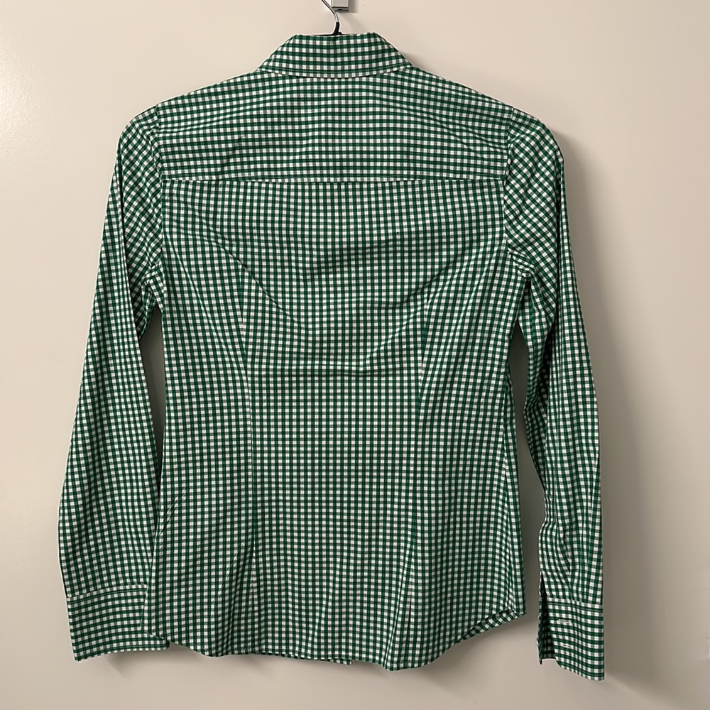 J Crew Button Down Gingham Shirt - image 3